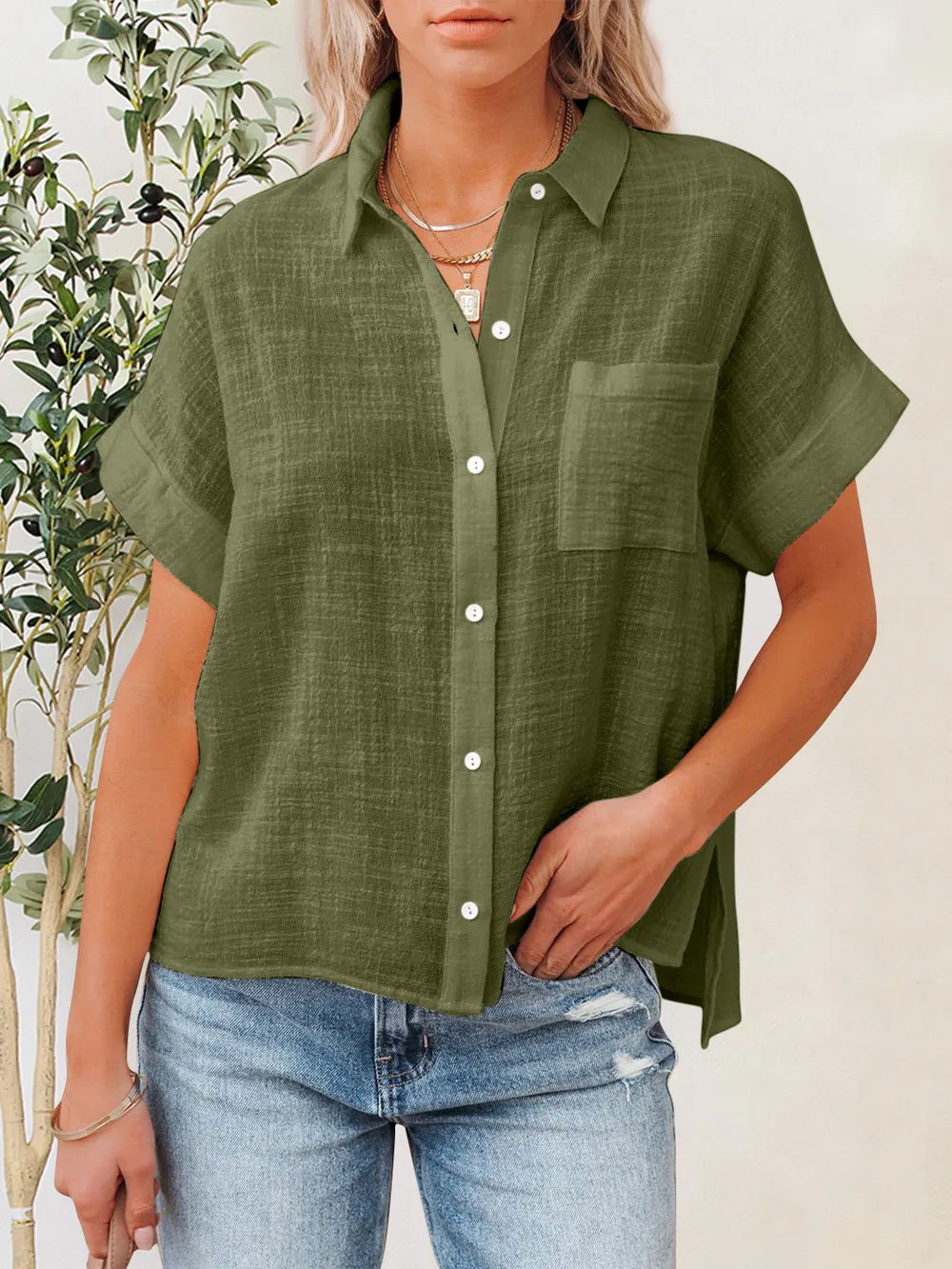 Tenoa Buttoned Up Blouse