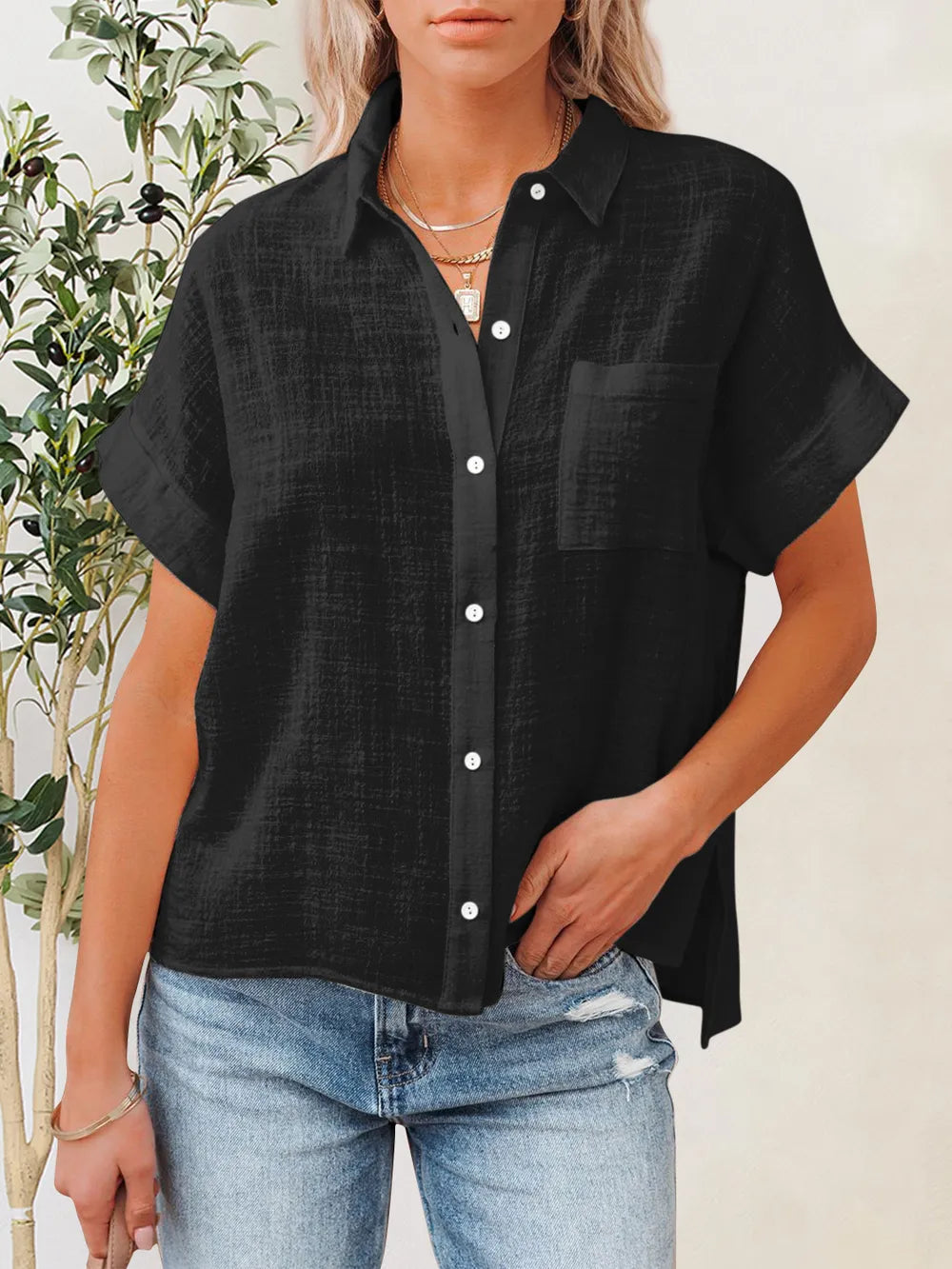 Tenoa Buttoned Up Blouse