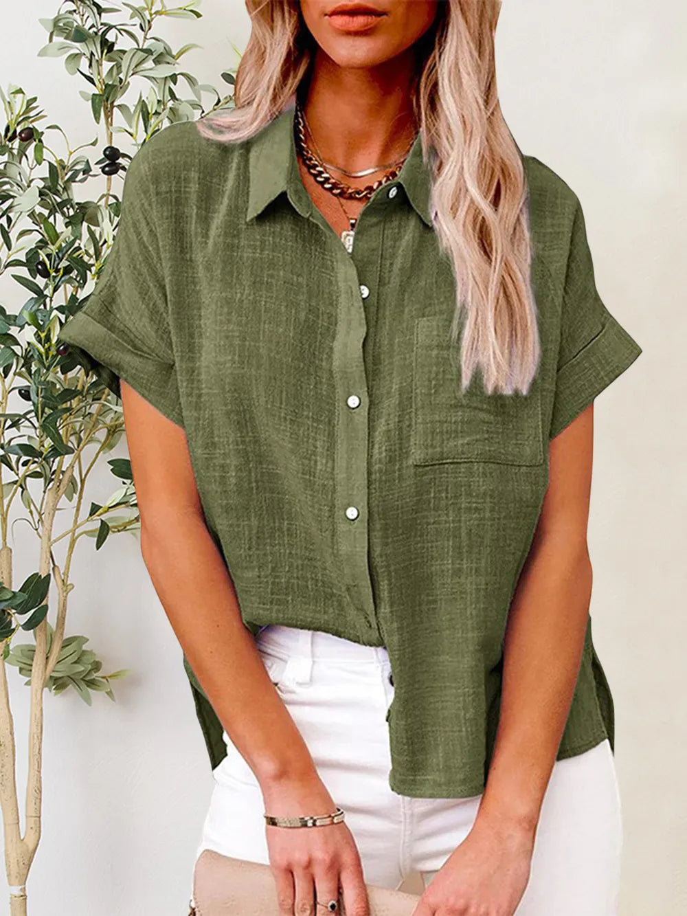Tenoa Buttoned Up Blouse