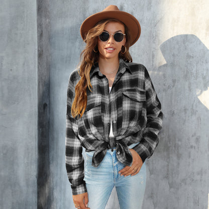 Tenoa Checkered Blouse