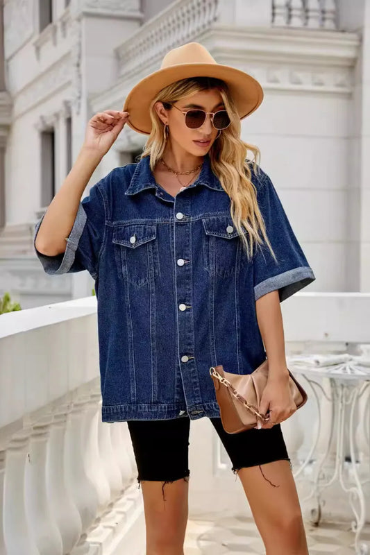 Tenoa Half Sleeve Denim Jacket