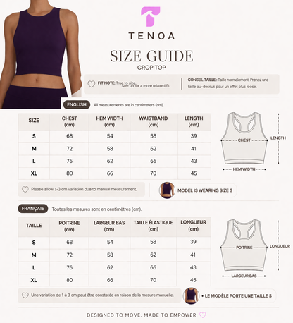 Tenoa Sculpt Court top